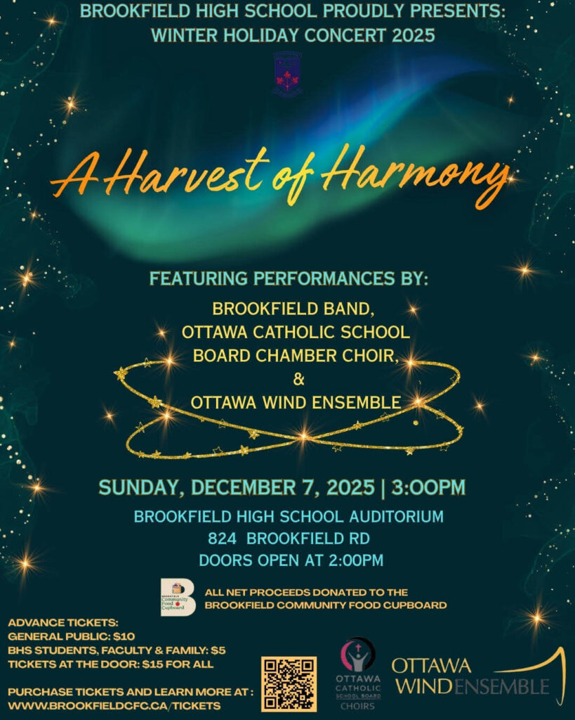 Winter Holiday concert at the Brookfield High School